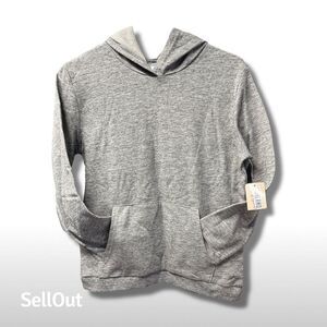 Highland Originals Boys Space Dye Fleece Hoodie Gray Size 10-12